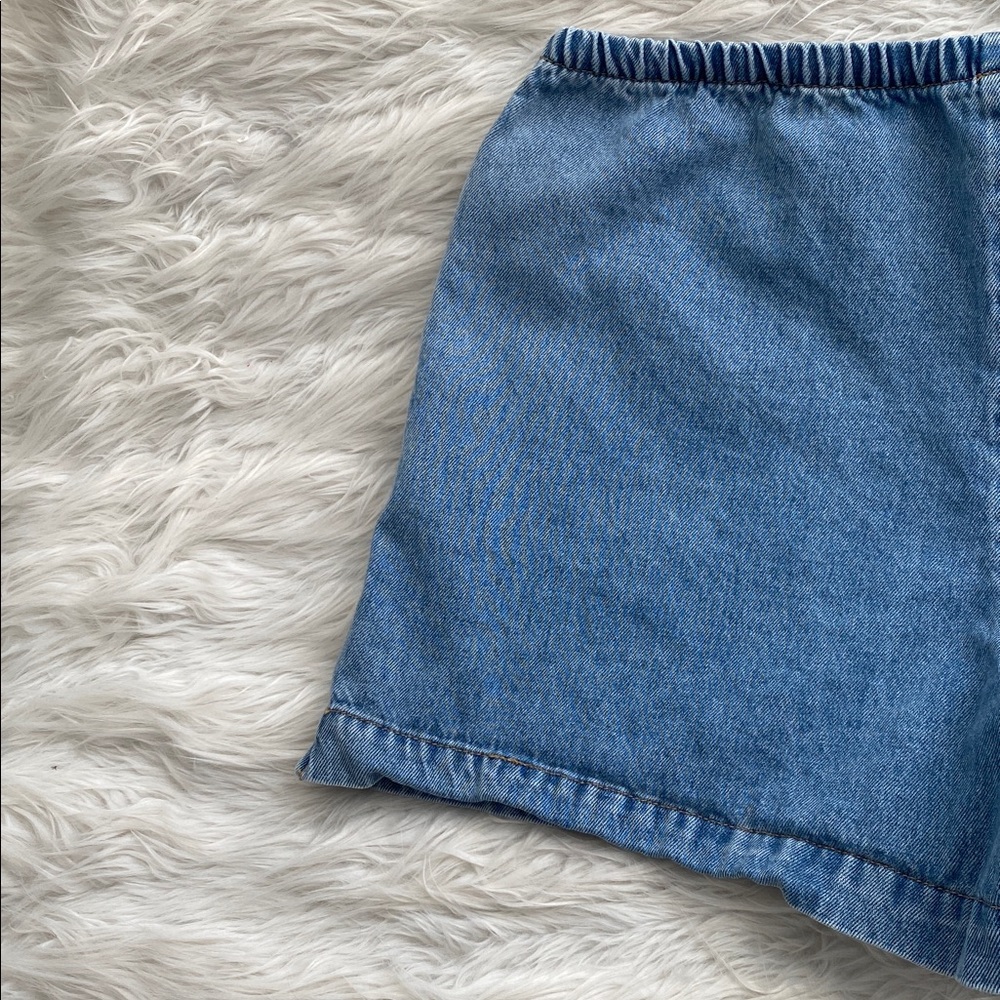 H&M | Light Blue Denim Drawstring Shorts - Picture 8 of 11